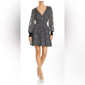 Elegant Black and White Women's Dress